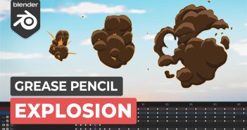 2D Animated Explosion FX in Blender