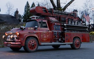 Fire truck Chevy 1957