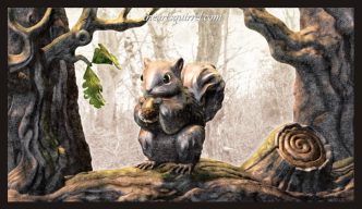 Squirrel With an Acorn