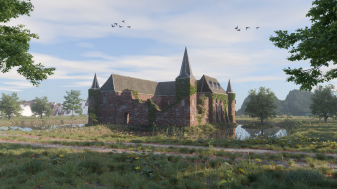 Forgotten Castle in the Wild