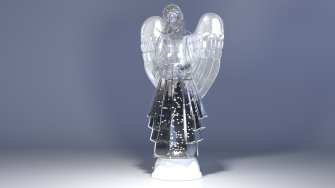 Glass Angel Figurine
