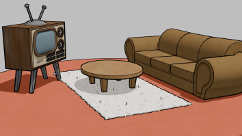 Living Room - Cartoon Style